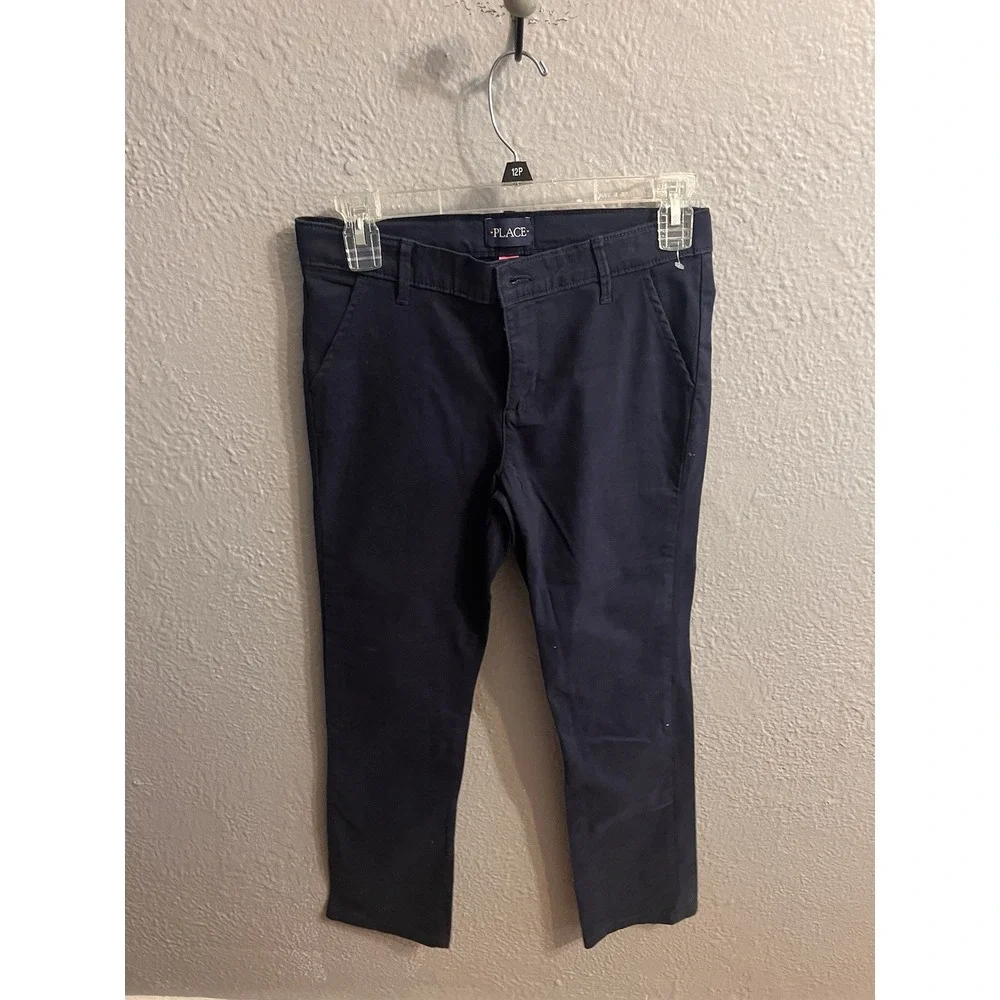 Girls Size 10PChildren's PLACE Chinos‎ Pants Navy Blue